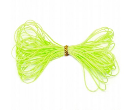 BF228 SZNUREK nylonowy ŻÓŁTY NEONOWY ~0,4mm 5m