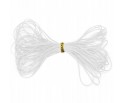 B800 SZNUREK nylonowy topliwy BIAŁY ~0,4mm 5m