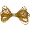 A563 SZNUREK nylonowy topliwy MUSZTARDOWY~0,8mm 5m