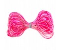 AF103 SZNUREK nylonowy RÓŻ NEON JASNY ~0,8mm 5m