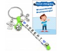 BRELOK IMIE PREZENT DZIEŃ CHŁOPAKA PASOWANIE NA UCZNIA SZKOŁA UCZEŃ KLASA