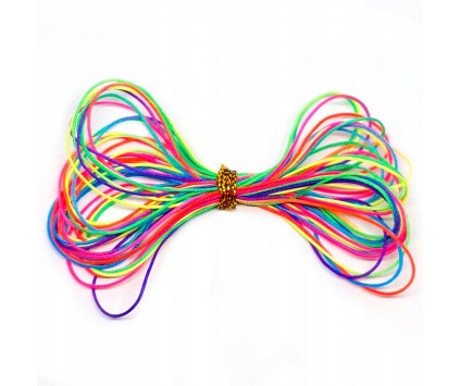 B900 SZNUREK nylonowy topliwy MULTIKOLOR ~0,4mm 5m