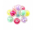 Koraliki Szlifowane Kule akrylowe 10mm mix 10szt