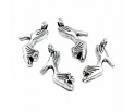 Zawieszka metalowa charms buty szpilki 20x10mm 4sz
