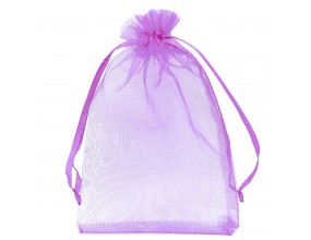 Organza woreczek z ogranzy 14x9 Święta 1szt Fioletowy