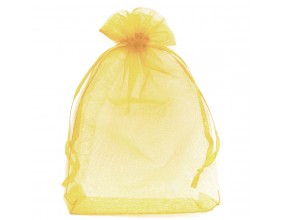Organza woreczek z ogranzy 14x9 Święta 1szt Złoty