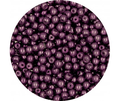 20 PERŁA PERŁY PEREŁKI SZKLANE 4mm 50szt