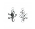 Zawieszka CHARMS Jaszczurka 25x14mm Metal 3szt