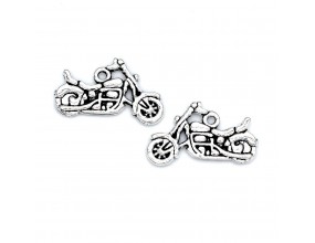 Zawieszka CHARMS Motor 14x24mm Metal 2szt