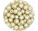 02 PERŁA PERŁY PEREŁKI SZKLANE 6mm 30szt