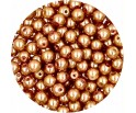 50 PERŁA PERŁY PEREŁKI SZKLANE 6mm 30szt