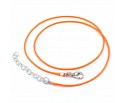 Baza Naszyjnika 48cm Zapięcie Pomarańcz neon 1mm