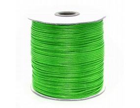 SZNUREK JUBILERSKI POWLEKANY SNAKE 1,5mm 2m ZIELO