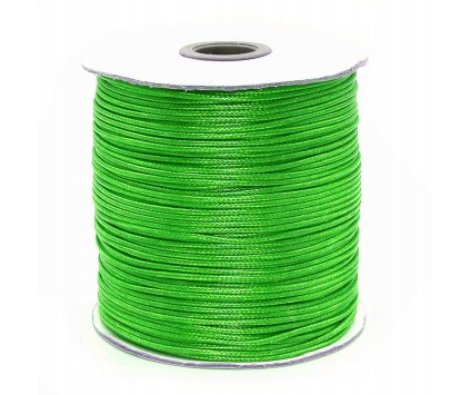 SZNUREK JUBILERSKI POWLEKANY SNAKE 1,5mm 2m ZIELO