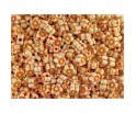 KORALIKI KWIATKI AKRYLOWE 6mm pomarańczowe 30 szt.