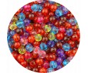 Koraliki kuleczki akrylowe 6mm mix kolorów 30sztuk