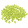 Koraliki kuleczki akrylowe 6mm zielone j. 60szt