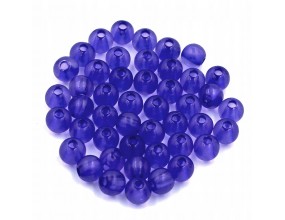 Koraliki kuleczki akrylowe 6mm granatowe 60szt