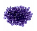 Koraliki kuleczki akrylowe 6mm fiolet 60szt