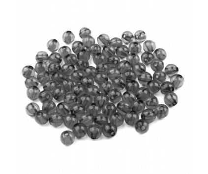 Koraliki kuleczki akrylowe 6mm szare 60szt