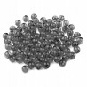 Koraliki kuleczki akrylowe 6mm szare 60szt