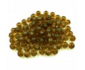 Koraliki kuleczki akrylowe 6mm oliwkowe c. 60szt