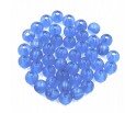 Koraliki kuleczki akrylowe 6mm niebieskie 60szt