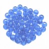 Koraliki kuleczki akrylowe 6mm niebieskie 60szt