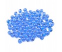 Koraliki kuleczki akrylowe 6mm niebieskie 60szt