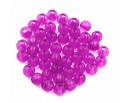 Koraliki kuleczki akrylowe 6mm fioletowe 60szt