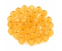 Koraliki kuleczki akrylowe 6mm pomarańczowe j 60sz