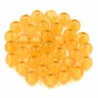 Koraliki kuleczki akrylowe 6mm pomarańczowe j 60sz