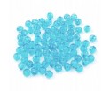 Koraliki kuleczki akrylowe 6mm błękitne 60szt