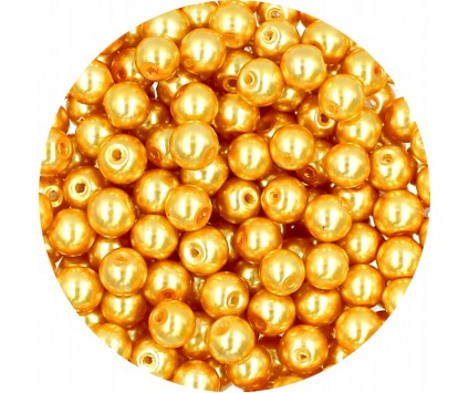 56 PERŁA PERŁY PEREŁKI SZKLANE 6mm 30szt