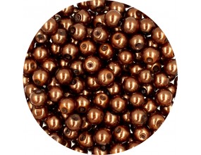 30 PERŁA PERŁY PEREŁKI SZKLANE 6mm 30szt