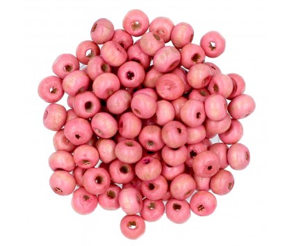 KORALIKI MROŻONE SZNUR 8mm SZKLANE 52szt mleczne