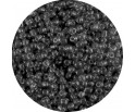 Koraliki drobne seeds 4mm transparentne czarne
