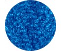 Koraliki drobne seeds 4mm transparentne błękit ciemny