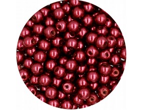 39 PERŁA PERŁY PEREŁKI SZKLANE 6mm 30szt