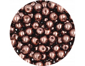 78 PERŁA PERŁY PEREŁKI SZKLANE 6mm 30szt