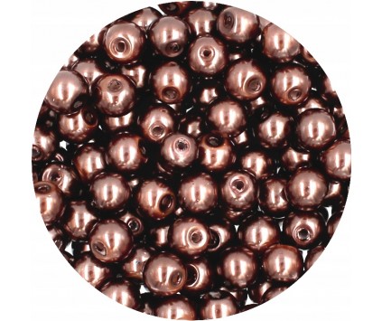 78 PERŁA PERŁY PEREŁKI SZKLANE 6mm 30szt