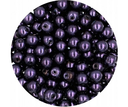 20 PERŁA PERŁY PEREŁKI SZKLANE 6mm 30szt