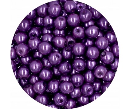 27 PERŁA PERŁY PEREŁKI SZKLANE 6mm 30szt
