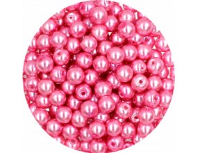 68 PERŁA PERŁY PEREŁKI SZKLANE 6mm 30szt