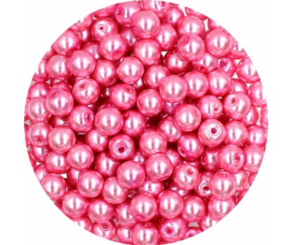 68 PERŁA PERŁY PEREŁKI SZKLANE 6mm 30szt