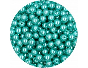 65 PERŁA PERŁY PEREŁKI SZKLANE 6mm 30szt