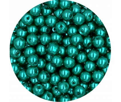 29 PERŁA PERŁY PEREŁKI SZKLANE 6mm 30szt