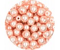 53 PERŁA PERŁY PEREŁKI SZKLANE 6mm 30szt