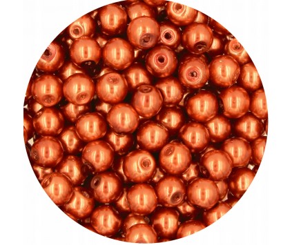 38 PERŁA PERŁY PEREŁKI SZKLANE 6mm 30szt