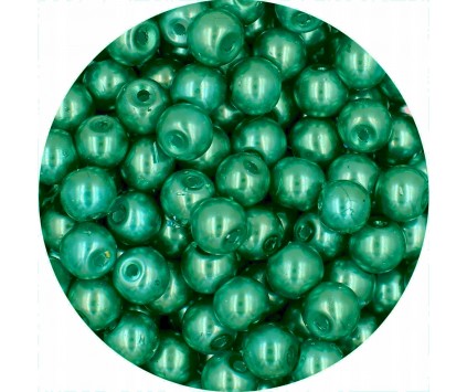 32 PERŁA PERŁY PEREŁKI SZKLANE 6mm 30szt